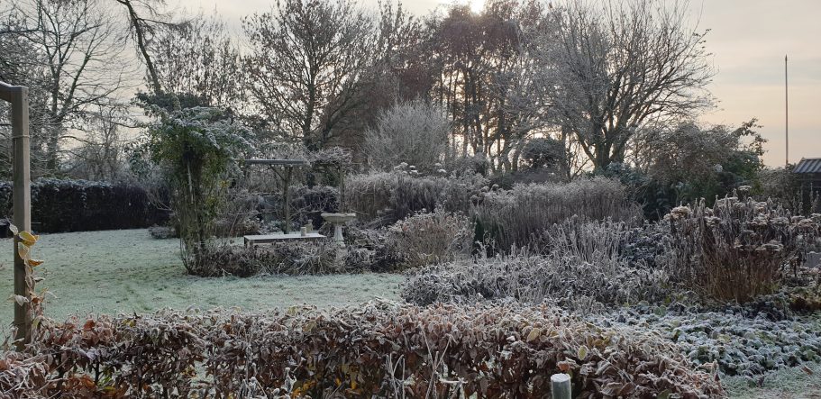 De vorst is langs geweest