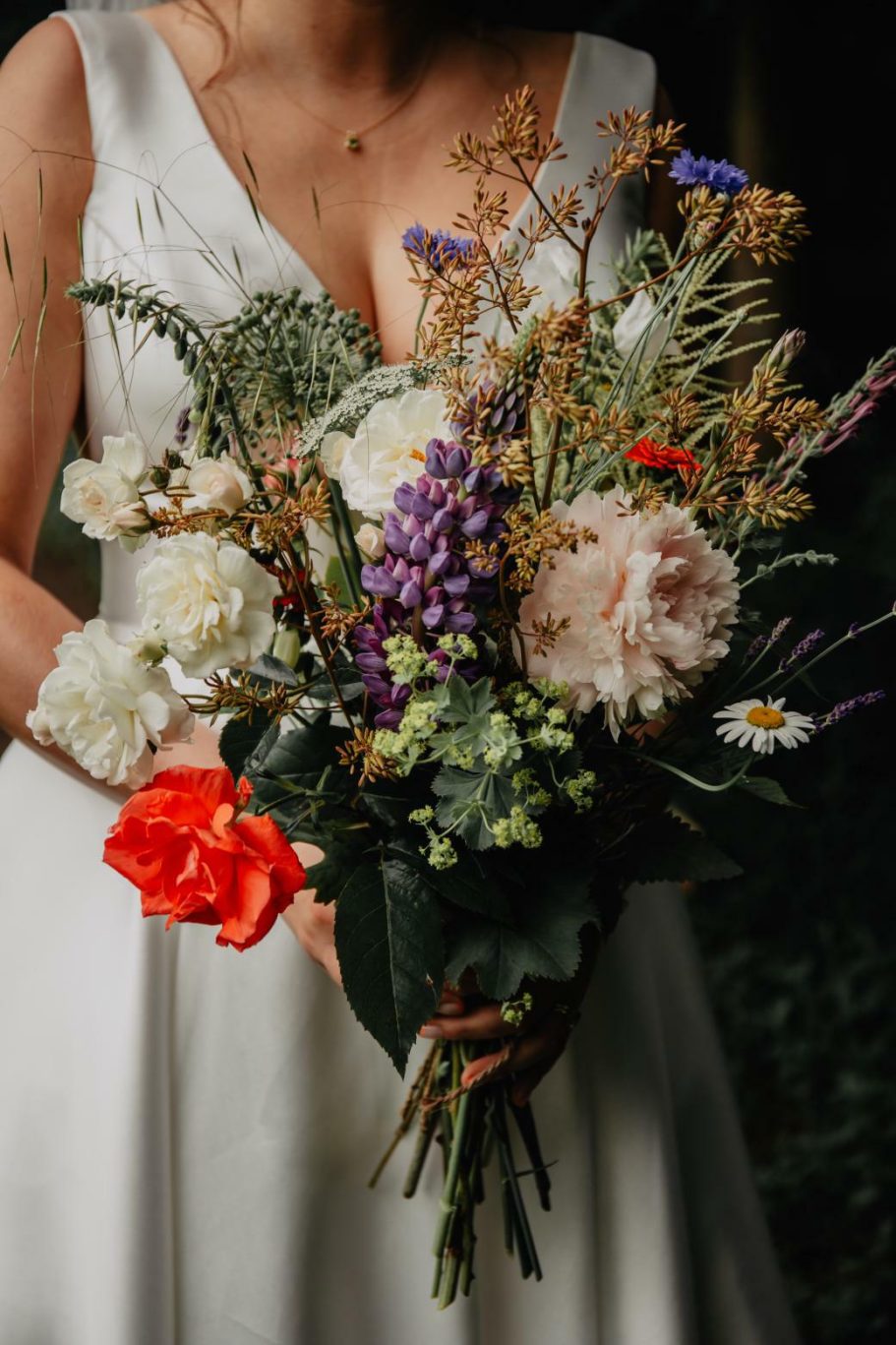 Bruidsboeket Ressen, pluktuin de kikvors